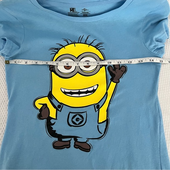 Minion T-shirt universal studios blue top size S - Picture 5 of 7